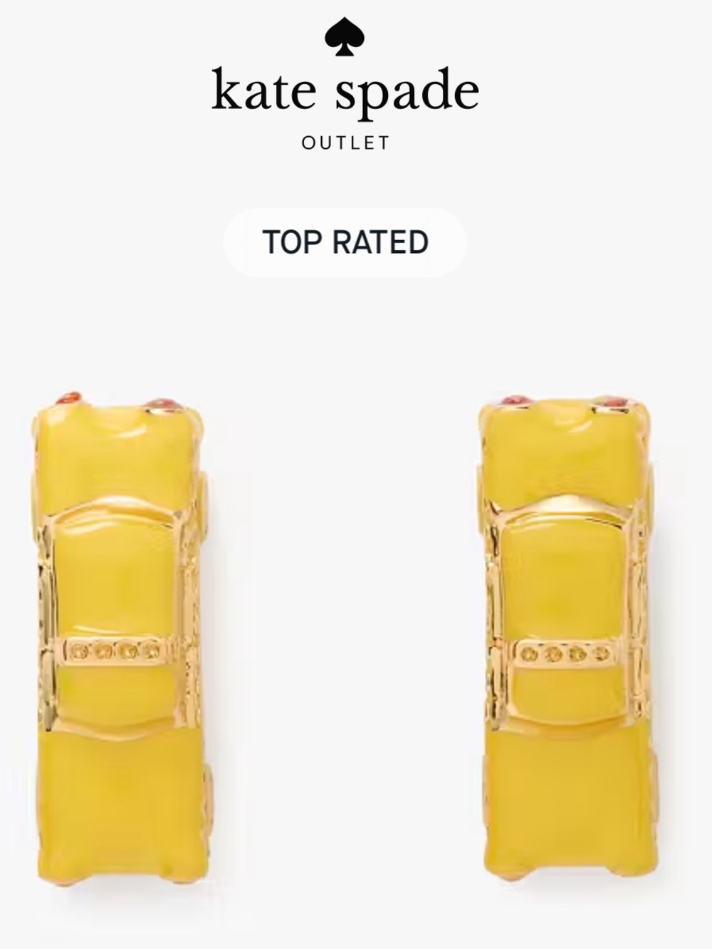 Kate Spade- Hit The City Taxi Studs